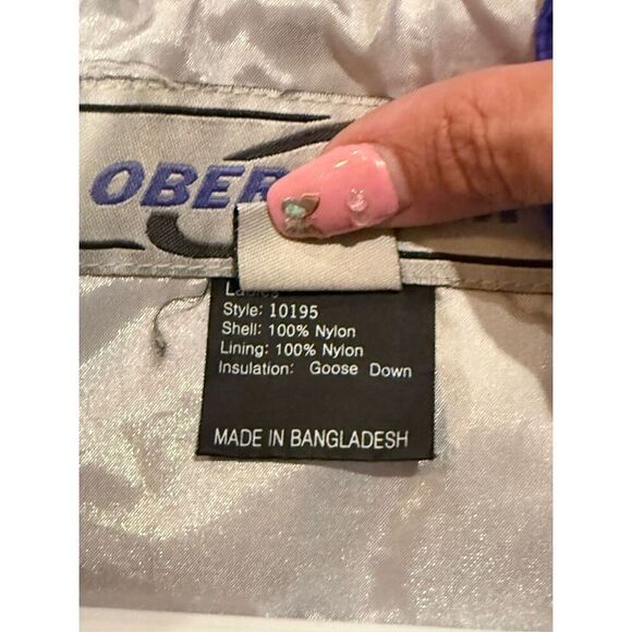 NWOT Obermeyer 100% Goose Down Royal Blue Snow Ski Puffer Vest Women's 4US - Picture 15 of 15